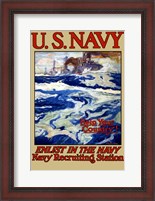 Framed U.S. Navy - Help Your Country!