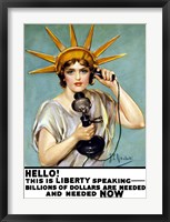 Framed Liberty Speaking