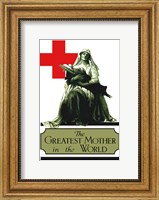 Framed Red Cross - Greatest Mother in the World