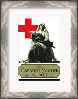Framed Red Cross - Greatest Mother in the World
