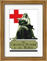 Framed Red Cross - Greatest Mother in the World