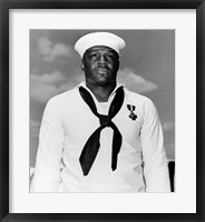 Framed Doris Dorie Miller, a Cook in the US Navy