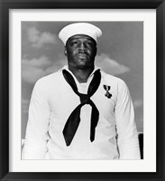 Framed Doris Dorie Miller, a Cook in the US Navy