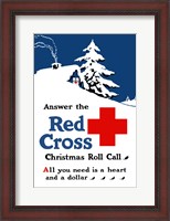 Framed Red Cross Christmas Roll Call