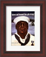 Framed Doris Dorie Miller, U.S. Navy