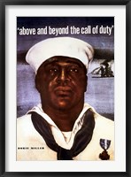 Framed Doris Dorie Miller, U.S. Navy