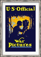 Framed U.S. Official War Pictures