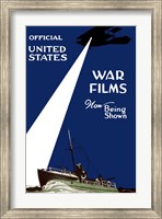 Framed War Films Now Being Shown