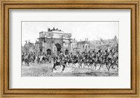 Framed Napoleon I Reviewing His Troops, Paris, France