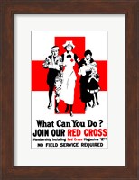 Framed Join Our Red Cross