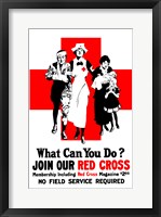 Framed Join Our Red Cross