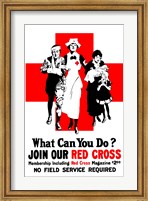 Framed Join Our Red Cross