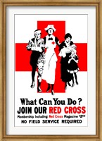 Framed Join Our Red Cross