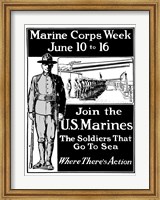 Framed Join the U.S. Marines
