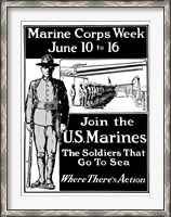 Framed Join the U.S. Marines