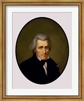 Framed President Andrew Jackson