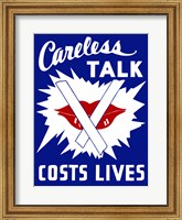 Framed Careless Talk Costs Lives