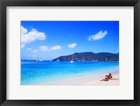 Framed Couple Enjoying Princess Margaret Beach in Bequia, Grenadines