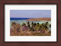 Framed St Jean Beach, St Barts Island, Caribbean