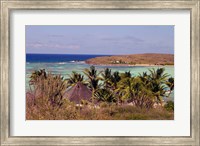 Framed St Jean Beach, St Barts Island, Caribbean