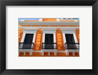 Framed Puerto Rico, Old San Juan, Colonial architecture
