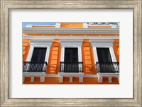 Framed Puerto Rico, Old San Juan, Colonial architecture