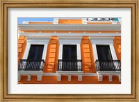 Framed Puerto Rico, Old San Juan, Colonial architecture