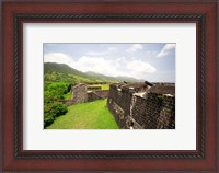 Framed Brimstone Hill Fortress, Built 1690-1790, St Kitts, Caribbean