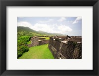 Framed Brimstone Hill Fortress, Built 1690-1790, St Kitts, Caribbean