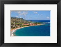 Framed Half Moon Bay, Marriott Resort, St Kitts, Caribbean