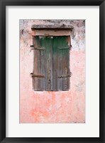 Framed Exterior of Building, St Pierre, Martinique, French Antilles, West Indies