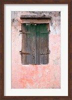 Framed Exterior of Building, St Pierre, Martinique, French Antilles, West Indies