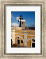 Framed Puerto Rico, Old San Juan, El Morro lighthouse