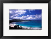 Framed Soni Beach on Culebra Island, Puerto Rico