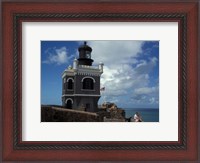 Framed Tower at El Morro Fortress, Old San Juan, Puerto Rico