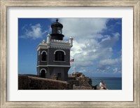 Framed Tower at El Morro Fortress, Old San Juan, Puerto Rico