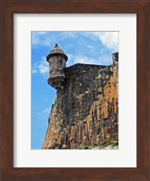 Framed Watchtower, Fort San Felipe del Morro, San Juan, Puerto Rico,