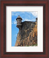 Framed Watchtower, Fort San Felipe del Morro, San Juan, Puerto Rico,