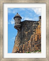 Framed Watchtower, Fort San Felipe del Morro, San Juan, Puerto Rico,