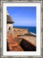 Framed Castle of San Cristobal, Old San Juan, Puerto Rico