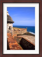 Framed Castle of San Cristobal, Old San Juan, Puerto Rico