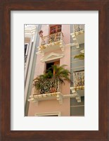 Framed Puerto Rico, San Juan Facades of Old San Juan