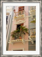 Framed Puerto Rico, San Juan Facades of Old San Juan