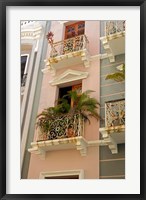 Framed Puerto Rico, San Juan Facades of Old San Juan