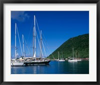 Framed Frenchmans Cay, Tortola, British Virgin Islands, Caribbean