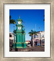 Framed Circus and Berkeley Monument, Basseterre, St Kitts, Caribbean