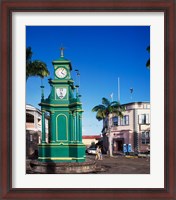 Framed Circus and Berkeley Monument, Basseterre, St Kitts, Caribbean