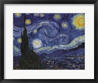 Framed Starry Night, c.1889