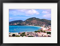 Framed Philipsburg, St Maarten, Caribbean