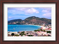 Framed Philipsburg, St Maarten, Caribbean